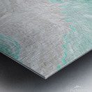 green clouds Metal print