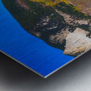 Cattle Grazing Autumn Panorama Metal print