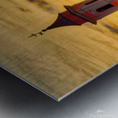  sunset on Italian medieval village Metal print