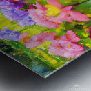 Flower garden Painting Metal print