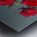 Flower garden Painting Metal print