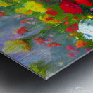 Flower garden Painting Metal print