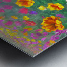 Flower garden Painting Metal print