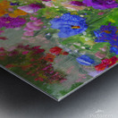 Flower garden Painting Metal print