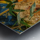 Holy Family on donkey  Metal print