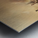 Steampunk harbor Metal print