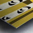 Birch Trees In Forest Abstract Landscape Metal print