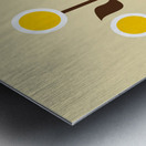 Abstract Flowers In Desert Sand Metal print