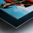 Allegorie Der Tapferkeitt by Karl von Blaas Remastered Xzendor7 Classical Fine Art Old Masters Reproductions Metal print