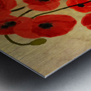 Orange Poppies  Metal print