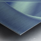 Blue Abstract Metal print