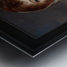 Portrait Of A Young Lady Wearing A Veil from The French School Remastered Xzendor7 Classical Fine Art Old Masters Reproductions Impression metal