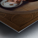 Lost in Thought by Henry Guillaume Schlesinger Remastered Xzendor7 Classical Fine Art Old Masters Reproductions Metal print