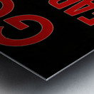 Go Bearcats Metal print