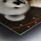 Fantasy Fluffy Tiny Polar Teddy Bear Metal print