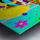 springtrap eat a pizza Metal print