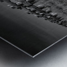 EstuaryPilons LRG BW Metal print