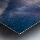 Sunflower Milky Way Stars Metal print