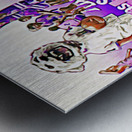 1979 Kansas State Wildcats Basketball Art Metal print