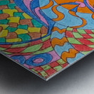 Twirls and swirls Metal print