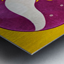 Vintage Minnesota Vikings Football Helmet Art Metal print