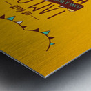 I am on Holiday Metal print