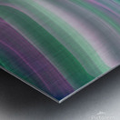 Purple and Green Abstract Metal print