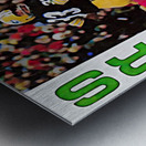 1969 Green Bay Packers Art Remix Metal print