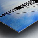 Retro Houston Oilers Football Oilfield Art Metal print