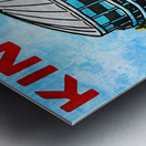 Retro Seattle Kingdome Art Metal print