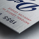 1955 World Series Ticket Stub Art Print Metal print