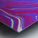 Wild Berry Acrylic Pour Metal print