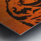 Detroit Tigers Throwback Logo Art Metal print