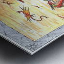 Red Dragons Metal print