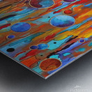 The Curiosity of Bubbles Metal print