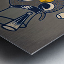 Rice Owl Marching Band Art Metal print