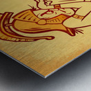 USC Music Cartoon Art Metal print