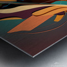 Lady abstract  Metal print