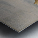 Landscape of a village Metal print