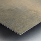 Rainbow and haystacks Metal print