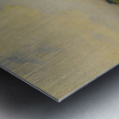 Landscape of a field Metal print