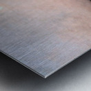 Cottage in the evening Metal print