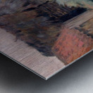 Two houses on a field Metal print