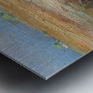 Woman in the field Metal print