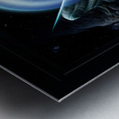 Seat Of The Gods Fantasy Fractal Art Digital  Composition by Xzendor7 Metal print