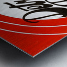 1969 Detroit Pistons Throwback Art Metal print