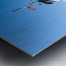 Lady Liberty Boat Metal print