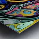 Abstract Elephant Art Metal print