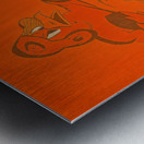Vintage Bowling Green Falcons Football Art Metal print