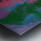 Continent Metal print